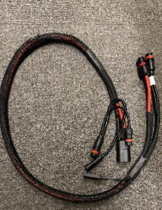 J100 Front and rear boom wiring harness